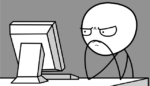 Computer Internet Unhappy User Angry Frustration