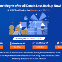 AOMEI World Backup Day Giveaway to Protect Your Data Safe