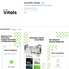 A Comprehensive Review on CarePlix Vitals App