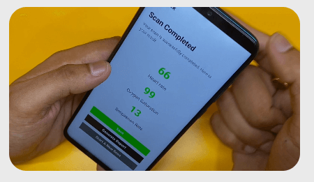 CarePlix Vitals App Scan Completed. Measure Your Heart Rate, Oxygen Saturation and Respiration Rate.
