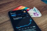 Bitcoin Cryptocurrency Trading Mobile Phone Ethereum Credit Card