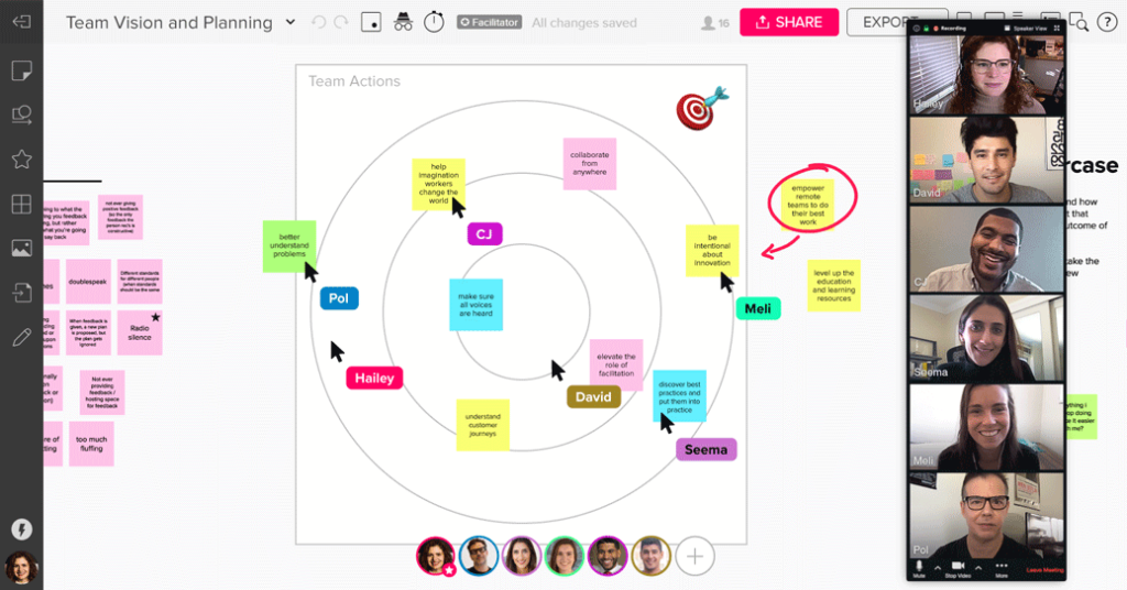 Mural virtual whiteboard app
