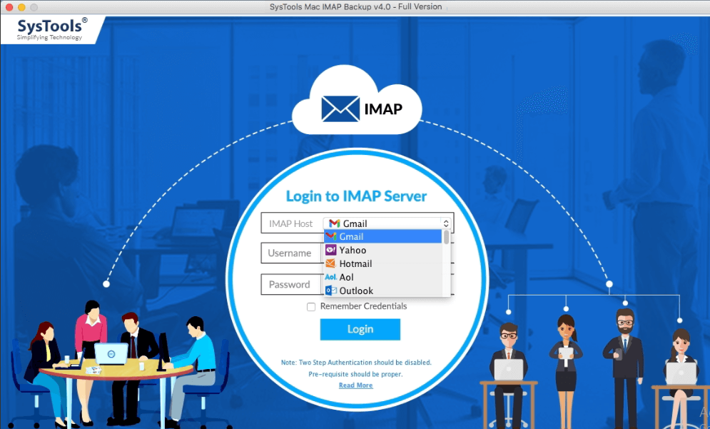SysTools Mac IMAP Backup