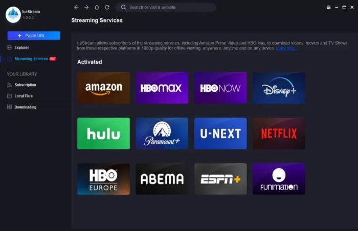IceStream Downloader allows subscribers of the streaming services to download videos, movies and TV shows from those respective platforms in 1080p quality for offline viewing, anywhere, anytime and on any device.
