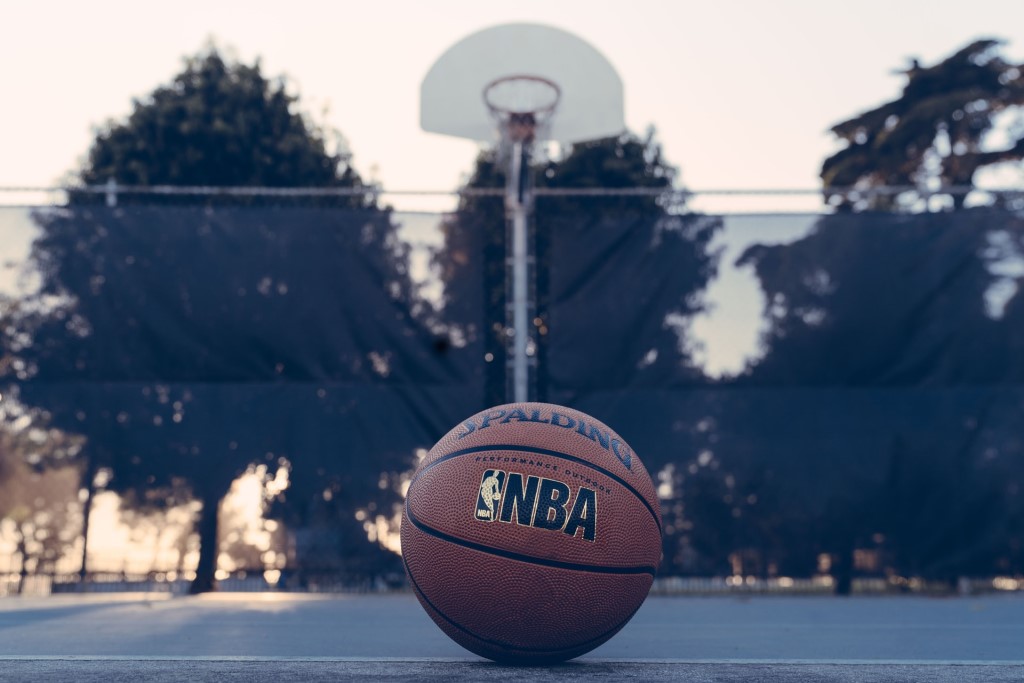 NBA Spalding ball photo