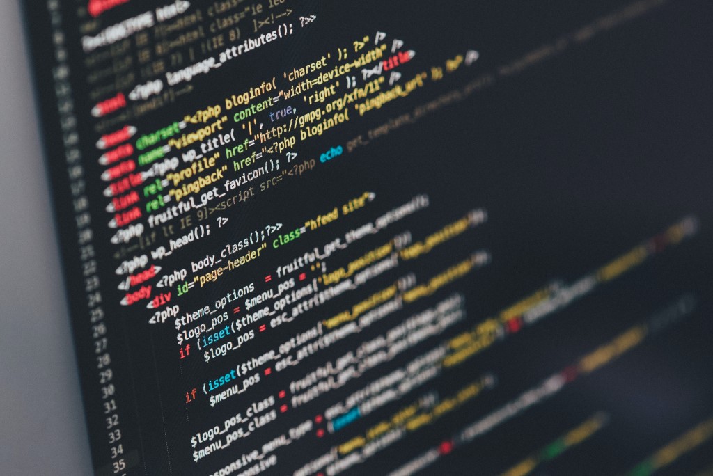 Monitor showing Java Programming Code