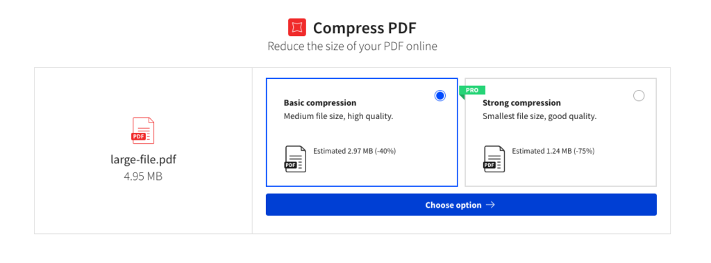 Compress PDF