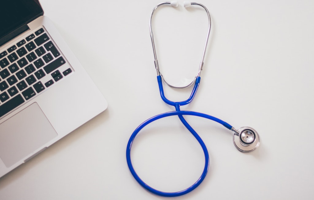 Telemedicine and Telehealth - Computer, Laptop, Doctor, Stethoscope, Healthcare