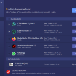 IObit Software Updater: Keep All Your Windows Applications Up-to-date