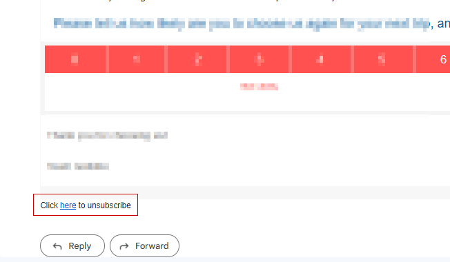 Click here to unsubscribe