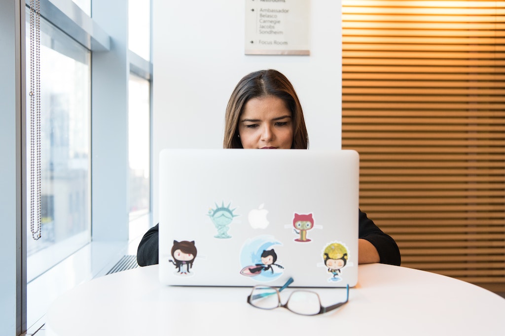 Software Engineer Woman Using Macbook