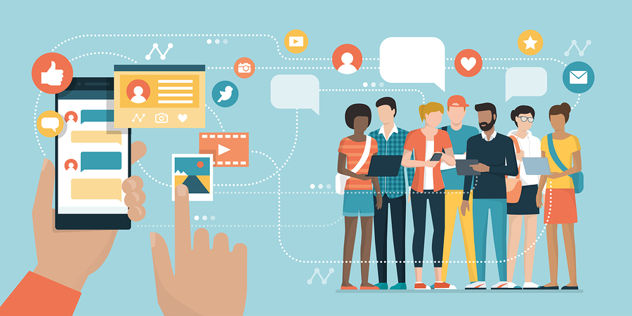 user-generated content, social media and communication technology.