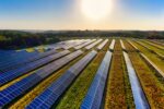 Solar Farm at Sunny Day, Clean Energy, Green Energy, Renewable Energy, Solar Energy, Solar Power, Solar Technology