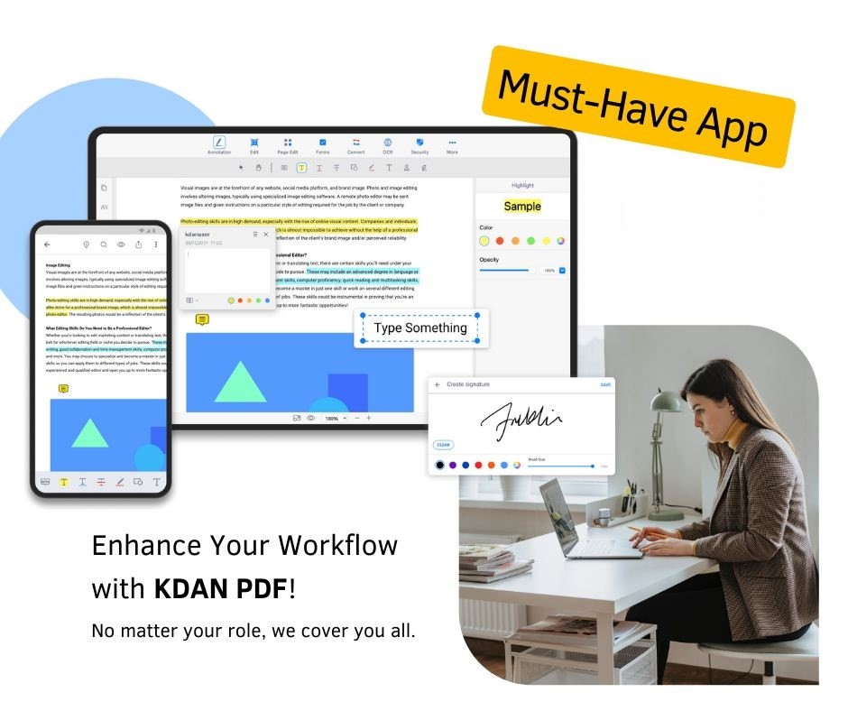 Enhance Your Workflow With KDAN PDF