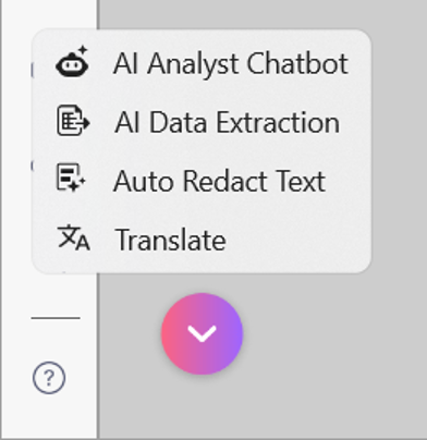 KDAN PDF AI Analyst Chatbot, AI Data Extraction, Auto Redact Text, AI Translate.
