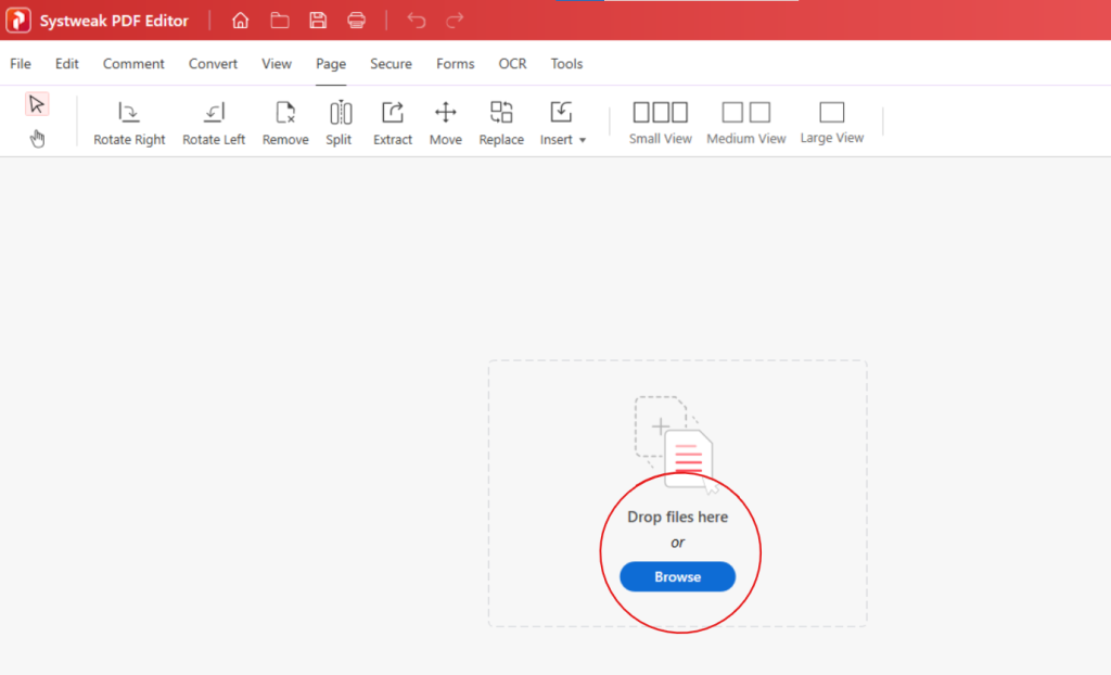 Browse and Add PDF file