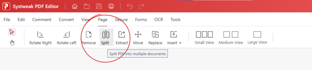 Split PDF