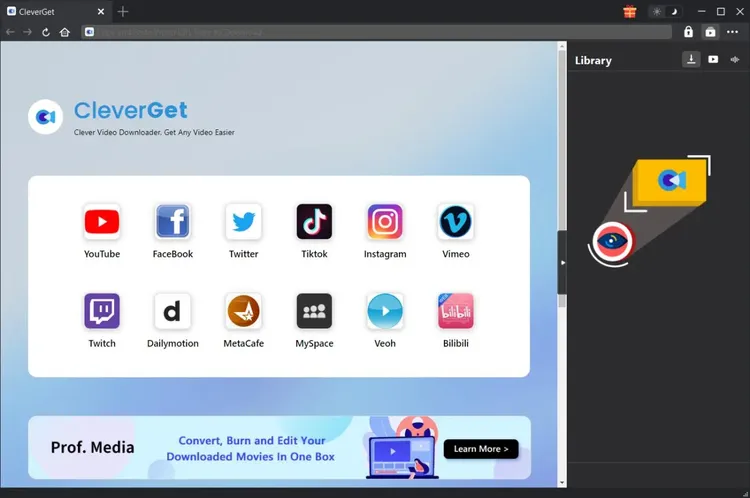 CleverGet Clever Video Downloader. Get Any Video Easier.
