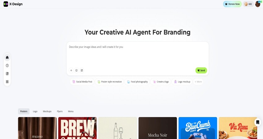 X-Design: Your Creative AI Agent For Branding. Describe your image ideas and I will create if for you.