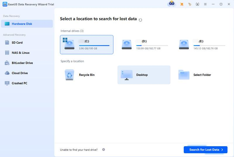 EaseUS Data Recovery Wizard Trial
