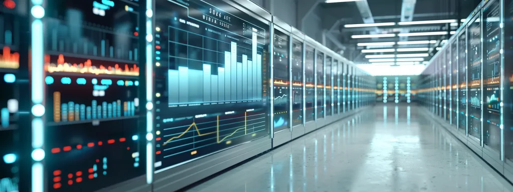 A sleek interface displays real-time analytics of a cold storage facility, symbolizing seamless frozen food ERP software integration.