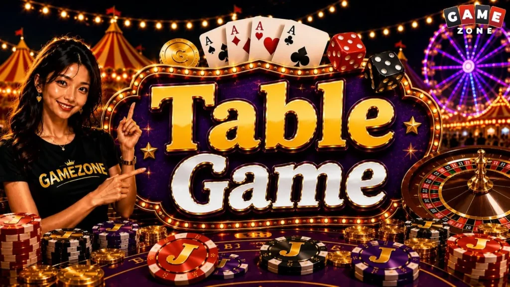 GZone Table Game featuring Tongits Filipino card game with casino chips, playing cards, roulette wheel, and strategy-based online gameplay on a PAGCOR-licensed gaming platform.