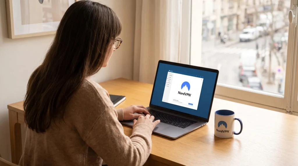 NordVPN homepage highlighting 30-day money-back guarantee.